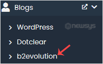 How to Install b2evolution via Softaculous in SiteWorx b2evolution softaculous