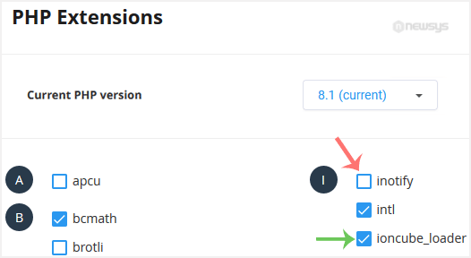 How to Enable or Disable PHP Extensions Using the CloudLinux Selector in cPanel cl enable disabled