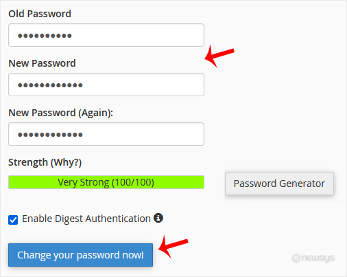 How to Reset cPanel's Account Password cp security change password