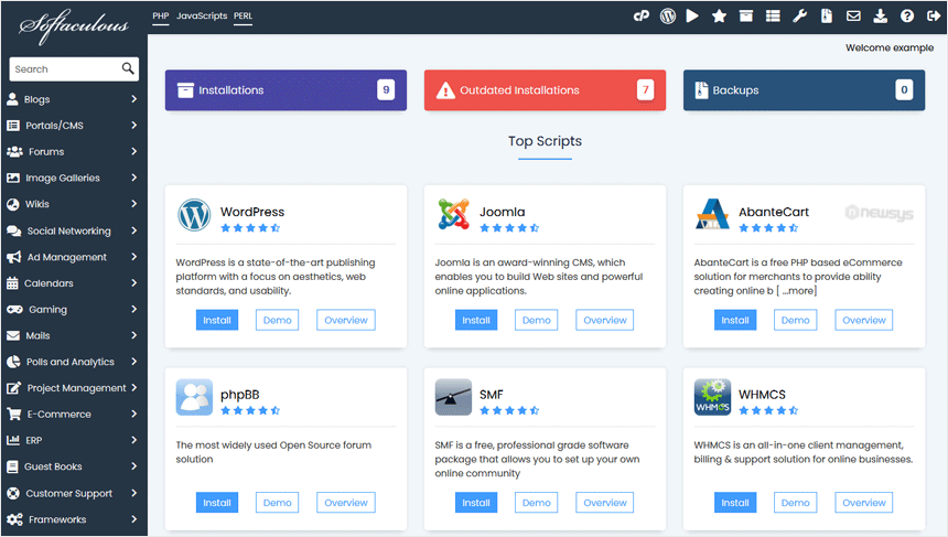 How to Access Softaculous in cPanel cp softaculous interface