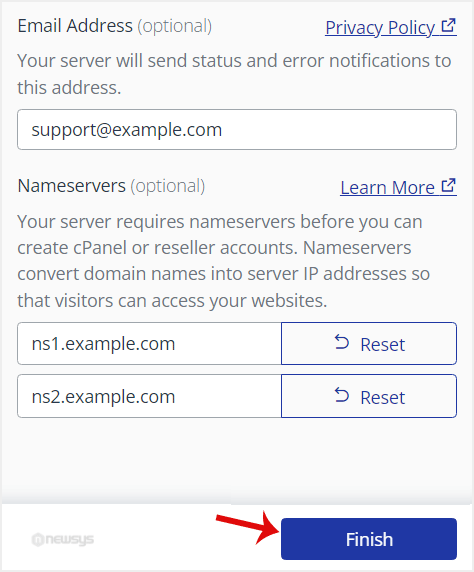 cp whm step2 networking