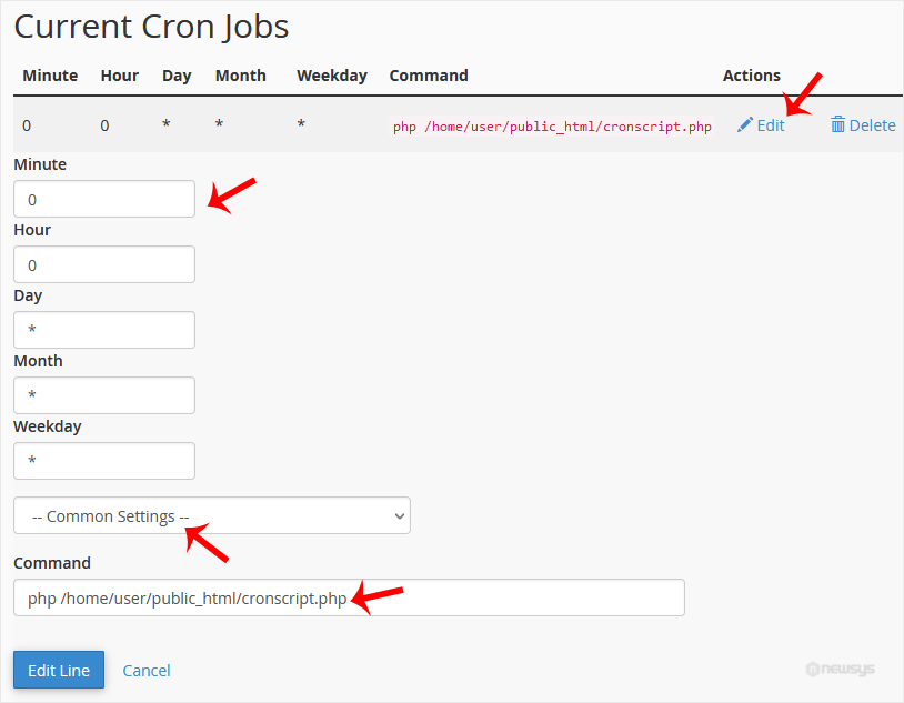 How to Edit or Delete a Cronjob in cPanel cronjob edit