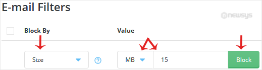 How to Block Emails by Size Using Spam Filter in DirectAdmin da blockby emailsize