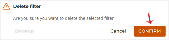How to Remove Email Spam Filters in DirectAdmin da filterremove confirmation