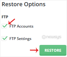 How to Restore a Backup you Generated Earlier in DirectAdmin directadmin restore chk