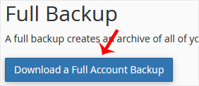 download button full backup
