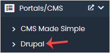 drupal softaculous