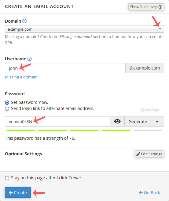How to Create an Email Account in cPanel email account creation
