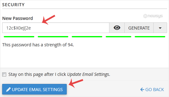 How to Change an Email Account's Password in cPanel email password change final configuration
