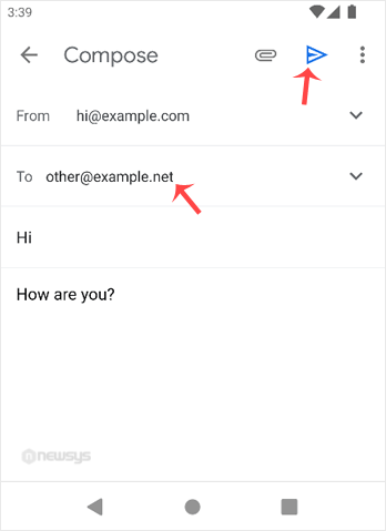 How to Send an Email via Android email send to android cpanel tutorial