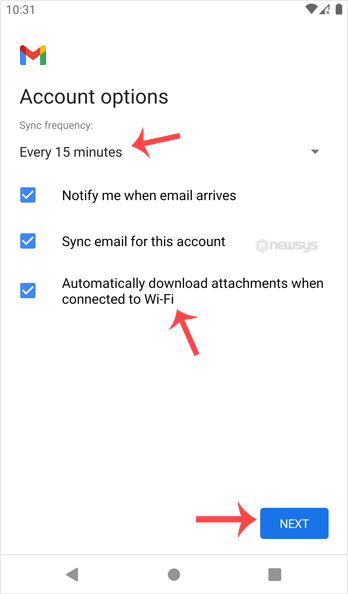 How to Set Up a cPanel Email Account in Android final setup email android