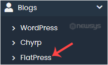 How to Install FlatPress via Softaculous in SiteWorx flatpress softaculous