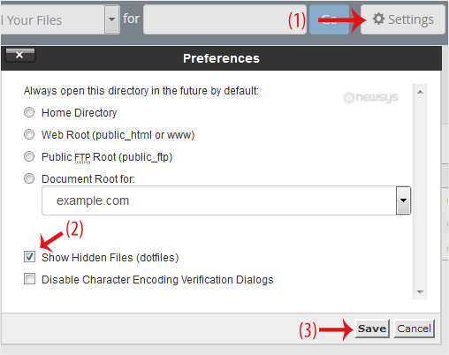 How to Edit (Dot)htaccess File in the cPanel File Manager hidden htaccess paperlantern