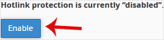 hotlink protection enable