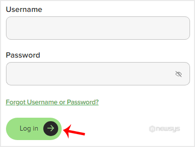 login page