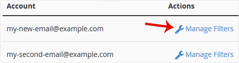 How to Delete "User Level Email Filter" in cPanel manage filter by user level
