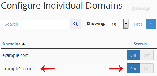 How to Enable or Disable Mod Security in cPanel modsecurity disable selected domain cpanel