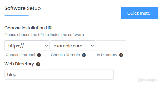 movabletype install screen
