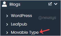 movabletype softaculous