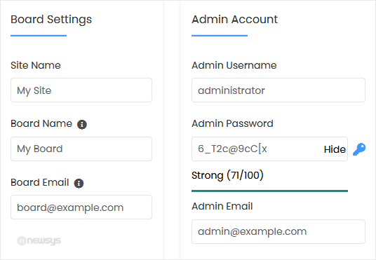How to Install MyBB Forum via Softaculous in cPanel mybb install screen