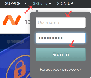 namecheap login page