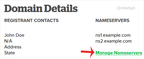nameserver namecom