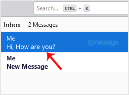 open email