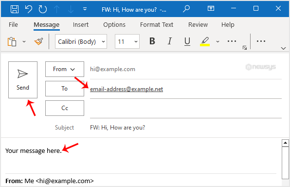 How to Forward Email in Outlook 2021 outlook forward email