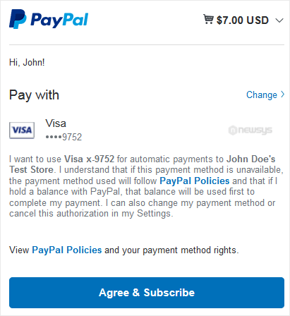 How to Subscribe to an Invoice via PayPal paypal subscribe accept