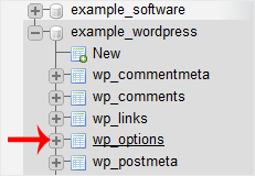 How to Edit a Database Table via phpMyAdmin in cPanel phpmyadmin db list2