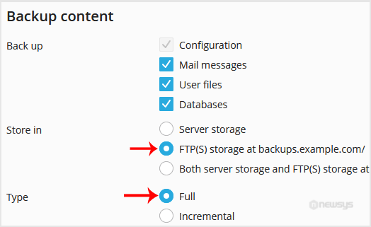 How to Exclude Specific Files/Folders from the Plesk Backup plesk backup full option