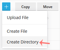 How to Create a Directory or Files in Plesk File Manager plesk client create directory