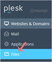 How to Create a Directory or Files in Plesk File Manager plesk client files menu