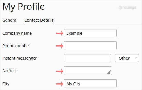 How to Change the Plesk Account's Contact Details plesk client myprofile modify contact details