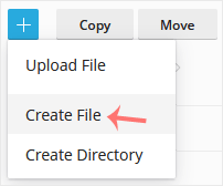 How to Create a Directory or Files in Plesk File Manager plesk create file