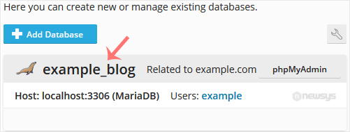 How to Delete a Database in Plesk plesk database list