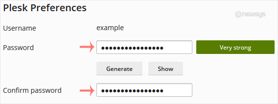How to Change the Password of a Plesk Account plesk password change enter