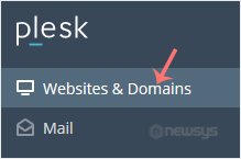 How to Remove a Subdomain in Plesk plesk websites and domains menu