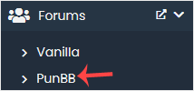 How to Install PunBB Forum via Softaculous in SiteWorx punbb softaculous