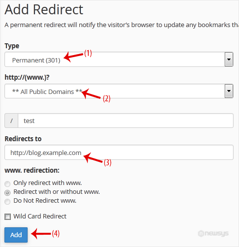 How to Redirect Your Website to Any Page or External Domain redirect config