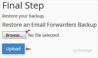 How to Restore Partial Backups in cPanel restore upload