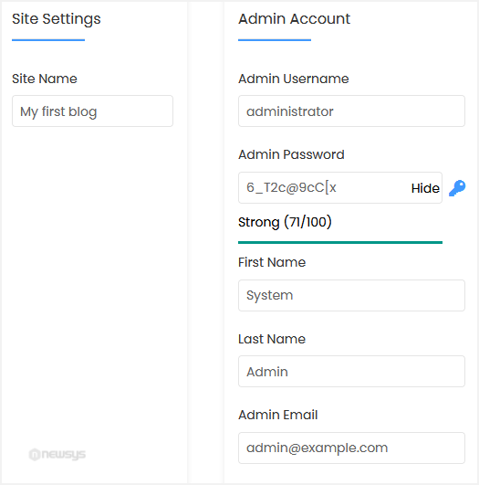 How to Install Dotclear via Softaculous in cPanel softaculous gen install screen