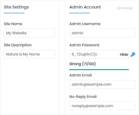 How to Install Geeklog via Softaculous in cPanel softaculous install general two
