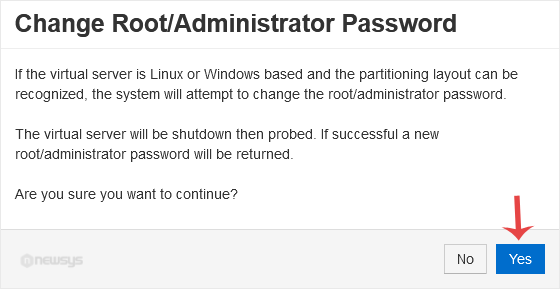 How to Change the VPS OS Root/Admin Password in SolusVM solusvm rootadmin pass confirm