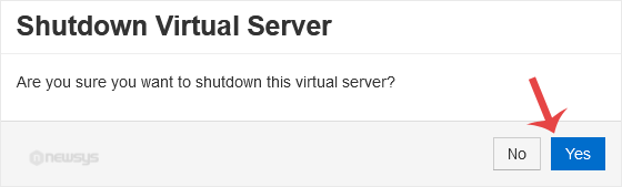 How to Forcefully or Gracefully Shut Down the VPS in SolusVM solusvm shutdown confirmation
