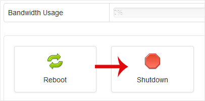 How to Forcefully or Gracefully Shut Down the VPS in SolusVM solusvm shutdown vps