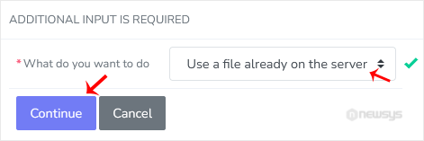 How to Restore Partial Backup in SiteWorx backup restore dropdown