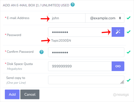 How to Create an Email Account in SiteWorx create email address