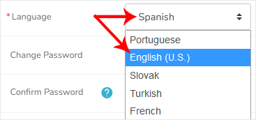 language change