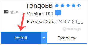 How to Install TangoBB Forum via Softaculous in cPanel tangobb install button
